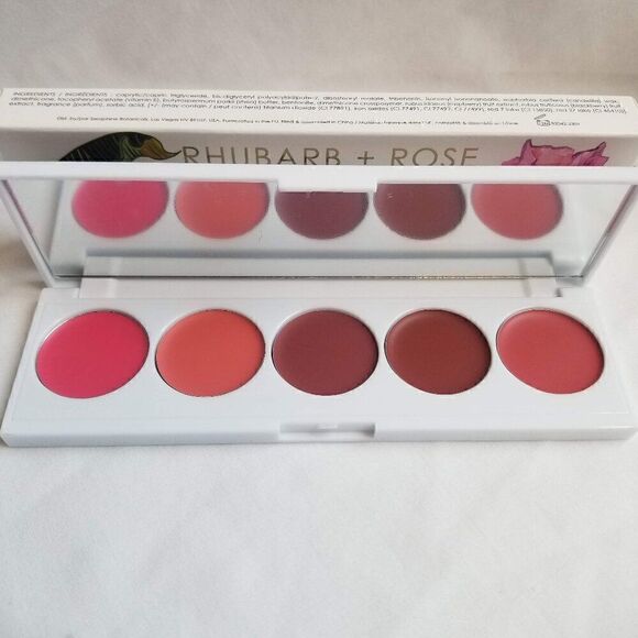 Seraphine Botanicals - Creamy Lip & Cheek Palette - Rhubarb + Rose - Picture 1 of 12